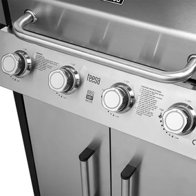 Grill gaz 5 arzatoare bbq 5007 master grill teesa