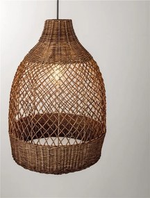 Lustra/Pendul ratan design natural SOLITA maro