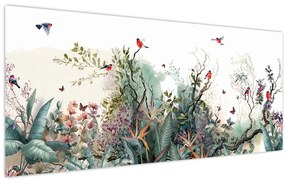 Tablou - Peisaj natural, acvariu (120x50 cm)