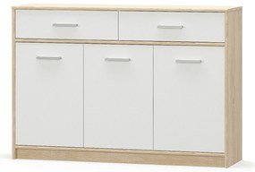 Comodă Terrell (Stejar sonoma + alb). 1053283