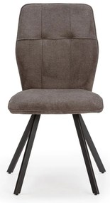 Scaune de dining gri-închis 4 buc. Mery – Marckeric