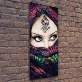 Tablou sticlă Femeie indiană