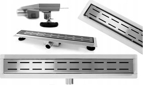 Set rigola pentru dus plus capac 100 cm Rea Line 2 inox