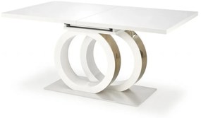 Set masa extensibila Galardo + 6 scaune K499 velvet roz