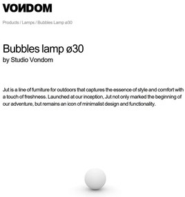 Corp de iluminat LED decorativ exterior Bubbles diametru 30cm