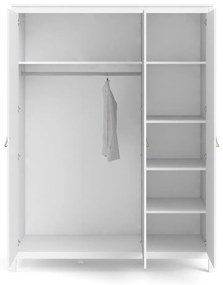 Șifonier alb 150x199 cm Madrid – Tvilum