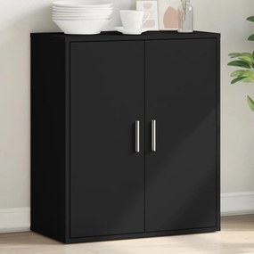 840514 vidaXL Servantă, negru, 79x38x80 cm, lemn prelucrat