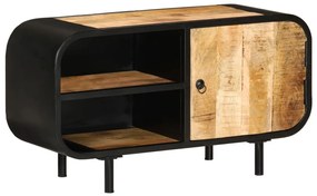 vidaXL Comodă TV, 90x30x48 cm, lemn de mango nefinisat
