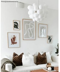 Lustră pe cablu ByRydens 4200440-5002 GROSS 8xG9/4W/230V alb