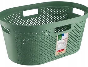 Curver Coș pentru rufe curate Infinity 39 l, verde