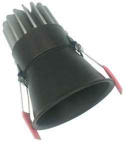 Spot LED incastrabil Trimless negru 10W 3000K