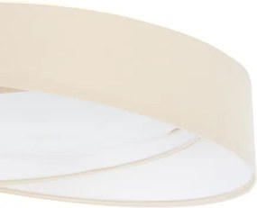 Plafonieră LED dimabilă SM GALAXY M, LED/24W/230V, Ø 55 cm, crem/alb + telecomandă