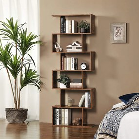 RAI222 - Rafturi 70 cm, pentru living, birou, hol, biblioteca stil industrial - Maro