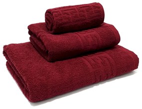 Set 3 prosoape de baie 70x130 cm, 50x90 cm, 30x50 cm, bumbac