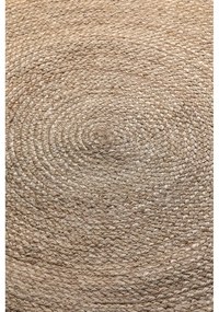 Covor grej reversibil rotund din iută ø 140 cm Braided Grey – Hanse Home