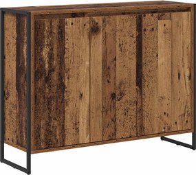 vidaXL Dulap lateral Lemn Vechi 96,5 x 30 x 75 cm Lemn compozit