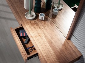 Oglinda de perete verticala cu raft tip consola Alline