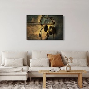 Tablou - Căști de avion de epocă (90x60 cm)