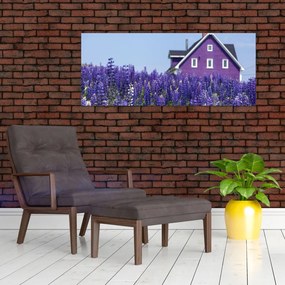 Tablou cu câmp de lavanda (120x50 cm)