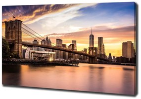 Tablouri tipărite pe pânză Podul brooklyn