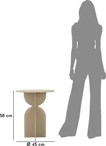 Mauro Ferretti Masuta Dune Cm Ø 45X56 | Aosom Romania