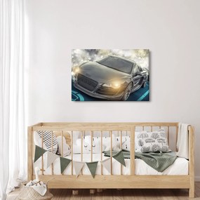 Tablou cu Audi - gri (90x60 cm)