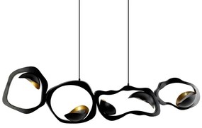 Lustra suspendata neagra Organic 5L