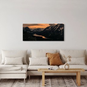 Tablou - Lac între munți (120x50 cm)