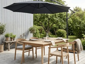 Umbrela de gradina ELVARO reglabila, neagra