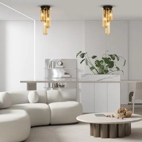 Lustră aplicată PAX 3xG9/9W/230V auriu