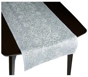 Traversă de masă Bellatex dantelă gri , 50 x 200 cm, 50 x 200 cm