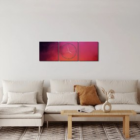 Tabloul - vulcan (cu ceas) (90x30 cm)