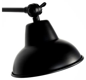 Aplică de perete neagră Xavi – White Label