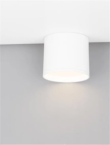 Spot aplicat, Plafoniera LED Ziaza alb, 10cm