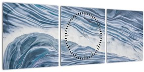 Tablou abstracției (cu ceas) (90x30 cm)