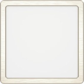 Eglo 901321 - Plafonieră LED FUEVA, 10,5W/230V, 2700/4000/6500K, 22x22 cm, crom