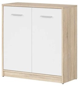 Dulap Nepo Plus 4 (stejar sonoma + alb) . 1098287