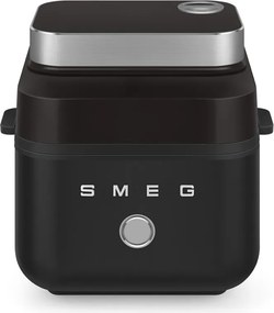 Friteuza cu aer cald Smeg Collezione AFC01BLMAU, 1450 W, 7,3 l, 40-200°C, 7 programe, Мod dublu, Цomandă tactilа, Timer, LED, negru