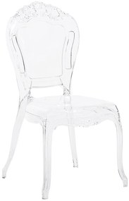 Set 2 buc. scaune pentru sufragerie Vitton (transparent). 1009867