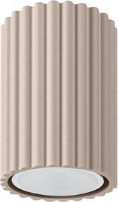 Spot taupe din metal ø 6,5 cm Gleam – Sollux