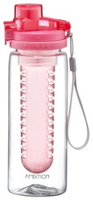 Sticla apa cu infuzor 700ml, roz, Summer