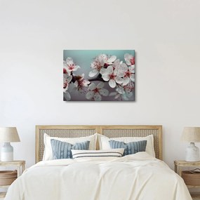 Tablou cu floare - roșie (70x50 cm)