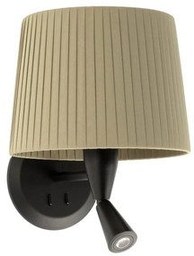 Aplica moderna design elegant SAMBA reader LED negru/verde