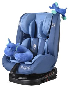 Scaun Auto cu Isofix NOVOKIDS™ Serengenti Deluxe, Rotire 360°, 0-36 kg, Tetiera reglabila pe inaltime, Omologare R-129 i-Size, Centura 5 puncte,