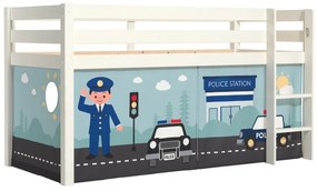 PINO PAT SEMI-INALT și cortină Poliție.