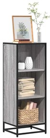 vidaXL Bibliotecă, gri sonoma, 40x35x107,5 cm, lemn prelucrat