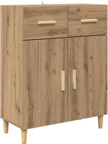 vidaXL Bufet stejar artizanal 34 x 69.5 x 89 cm Lemn compozit