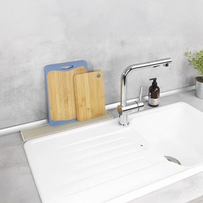 Scurgător de vase bej din plastic 42x8 cm Slim – Wenko