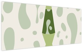 Tablou - Hippies, lampa de lavă (120x50 cm)