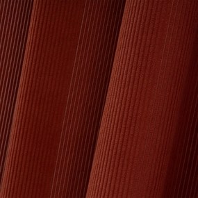Draperie teracotă din catifea reiată 140x260 cm Merely – Casa Selección